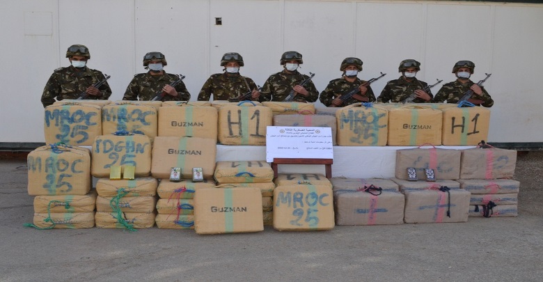 Bilan opérationnel publié hier par le ministère de la Défense nationale/  Tentatives d’introduction de 129 kg de kif traité à travers les frontières avec le Maroc déjouées