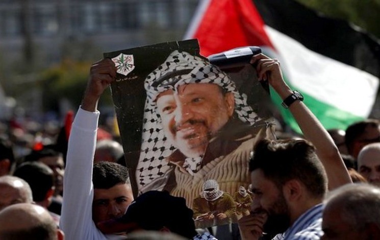 Palestine / Commémoration du 18e anniversaire de la disparition de Yasser Arafat