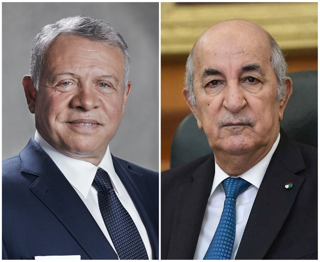 A l’invitation du Président Tebboune / Le Roi de Jordanie, Abdallah II,  en visite d’Etat de deux jours en Algérie