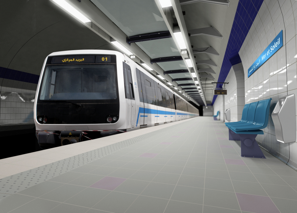 Alger / Le taux d’avancement du projet d’extension du métro vers l’aéroport a atteint 83%