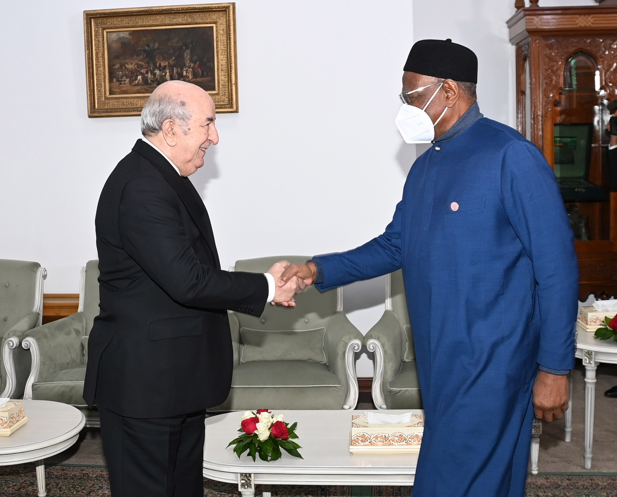 Audiences présidentielles / Le Président de la République reçoit le représentant spécial du Secrétaire général des Nations unies en Libye