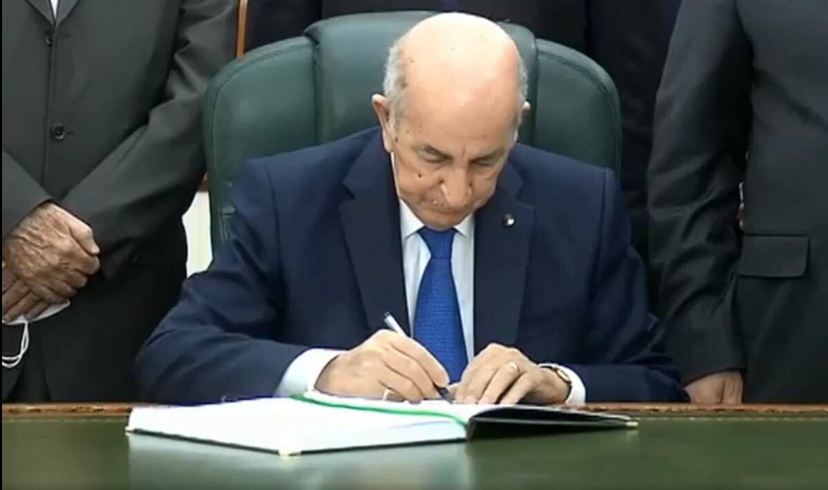 Signée dimanche dernier par le Président de la République, M. Abdelmadjid Tebboune / La loi de finances 2023 publiée au Journal officiel