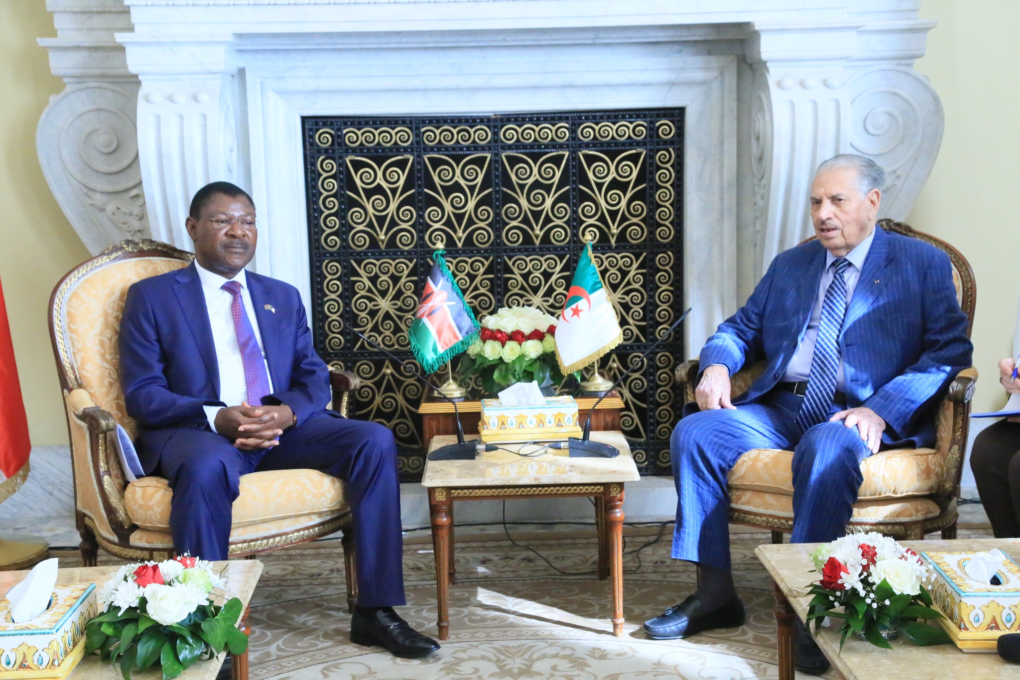 Coopération parlementaire / Goudjil reçoit le président du Parlement de la République du Kenya