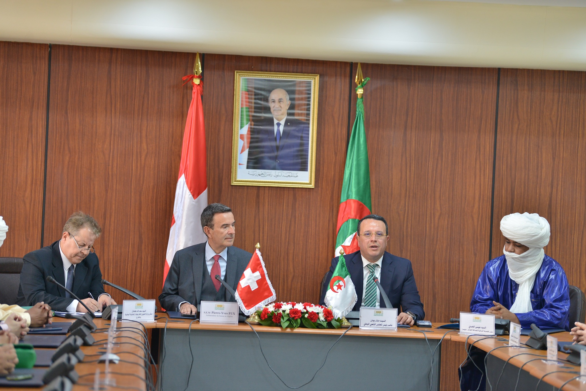 APN / Installation du groupe parlementaire d’amitié Algérie-Suisse