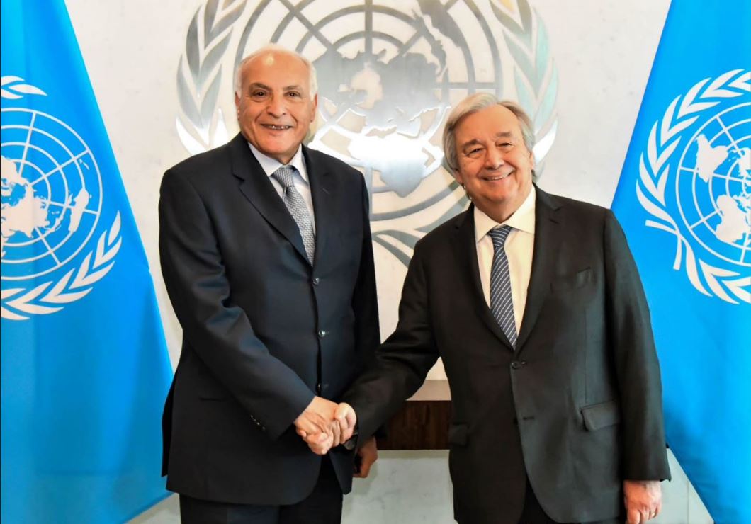 Tenue d’une séance de travail avec le Secrétaire général de l’ONU