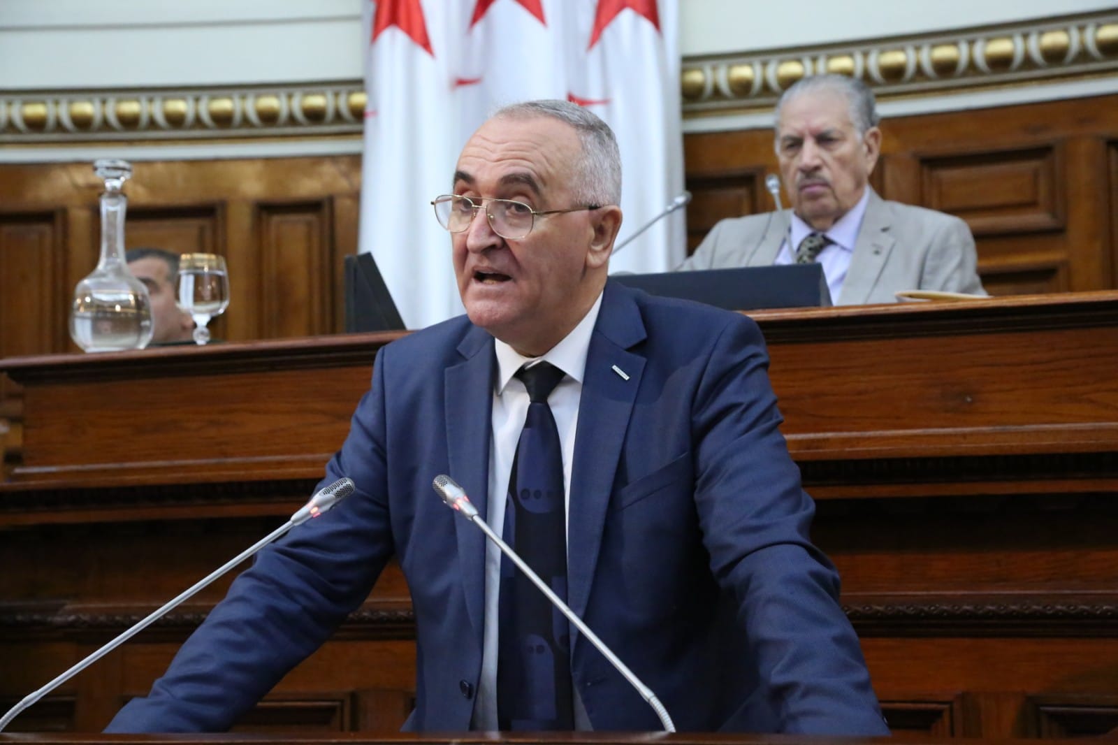 Conseil de la nation / Faid présente Le texte de loi de finances rectificative pour l’exercice 2023