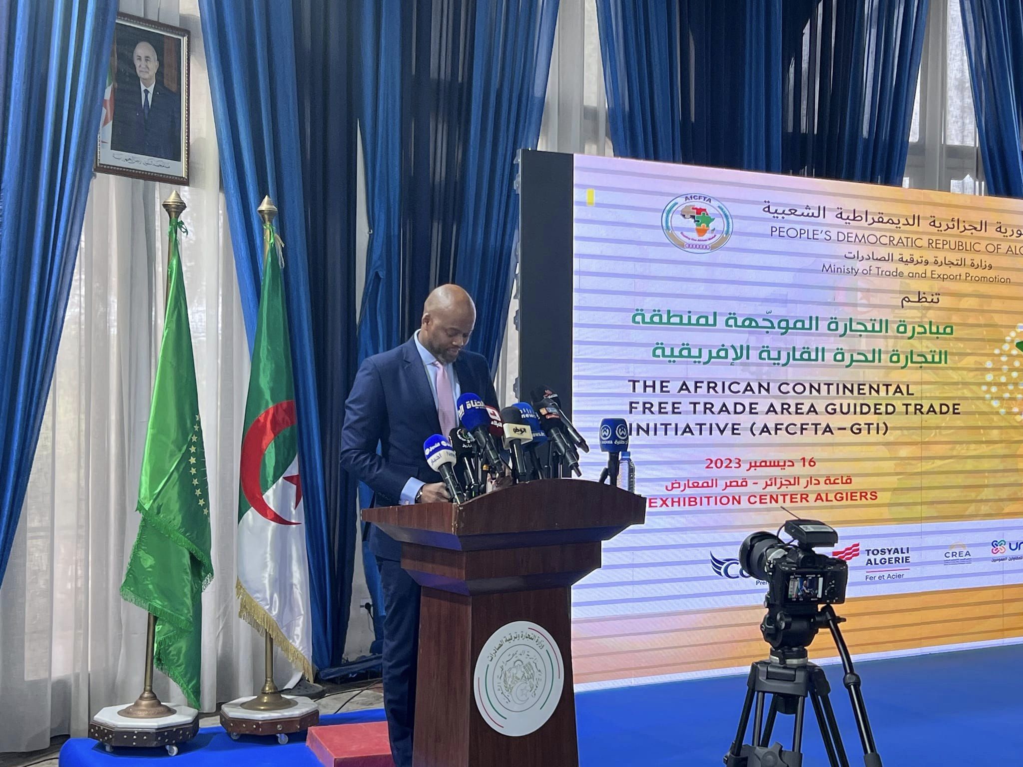 Adhésion à l’initiative de commerce sans barrières douanières / Le SG de la ZLECAf salue les efforts déployés par l’Algérie pour renforcer sa présence commerciale en Afrique