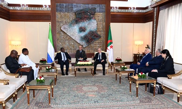 Algérie- Sierra Léone / Le Président de la République s’entretient avec son homologue de la Sierra Léone   