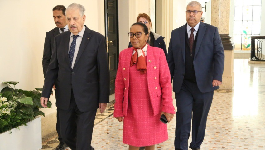Coopération parlementaire / Goudjil reçoit la présidente de l’Assemblée nationale de la République de Madagascar