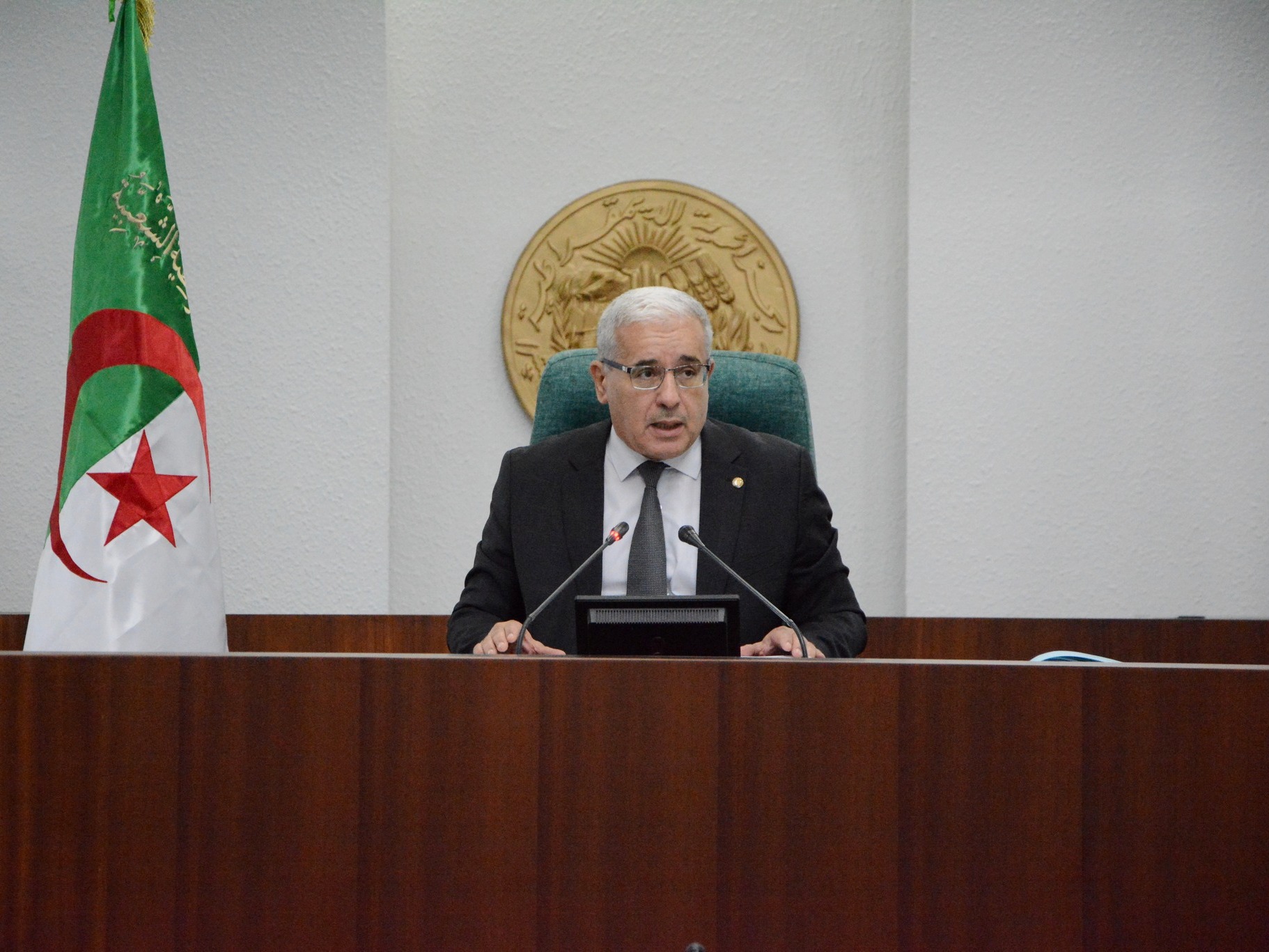 Brahim Boughali félicite le Président de la République