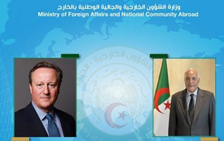 Situation humanitaire à Ghaza / Entretien téléphonique entre Attaf et Lord David Cameron