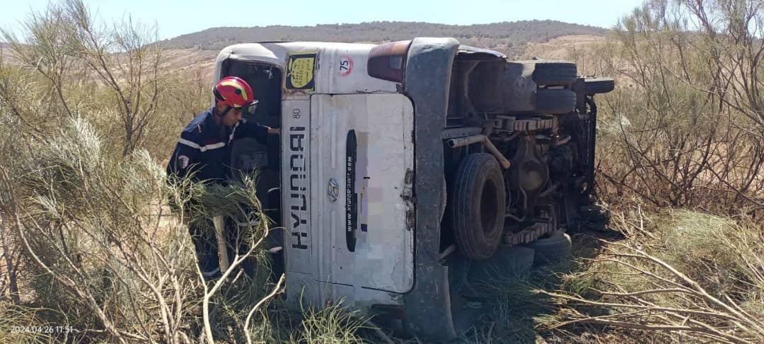 Mostaganem / Enquête préliminaire sur les circonstances de l’accident de la circulation ayant fait 2 morts et 16 blessés