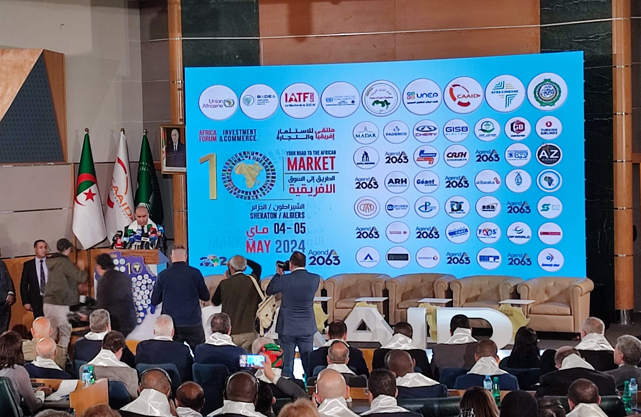 Rekhroukh au  Forum africain de l’investissement et du commerce / « L’Algérie est plus que jamais déterminée à renforcer sa présence économique au double plan régional et continental »