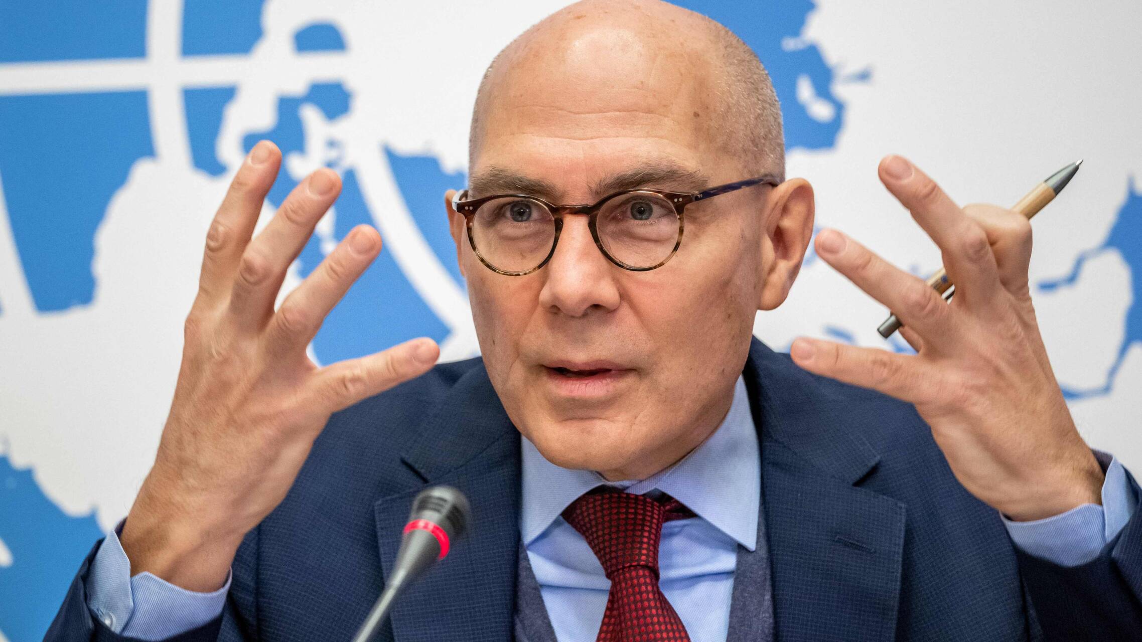 Le Haut-Commissaire de l’ONU aux droits de l’homme, Volker Türk, hier / « L’évacuation par l’entité sioniste des habitants de Rafah est inhumaine et inconcevable »