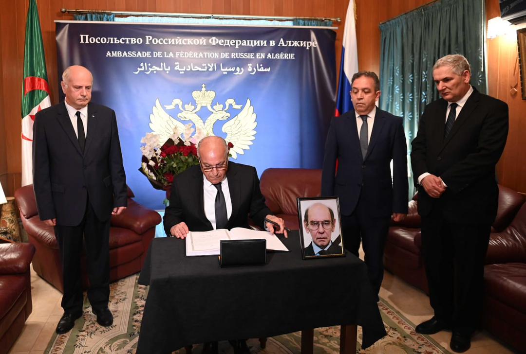 Décès de l’ambassadeur de Russie auprès de l’Algérie / Ahmed  Attaf signe le registre de condoléances