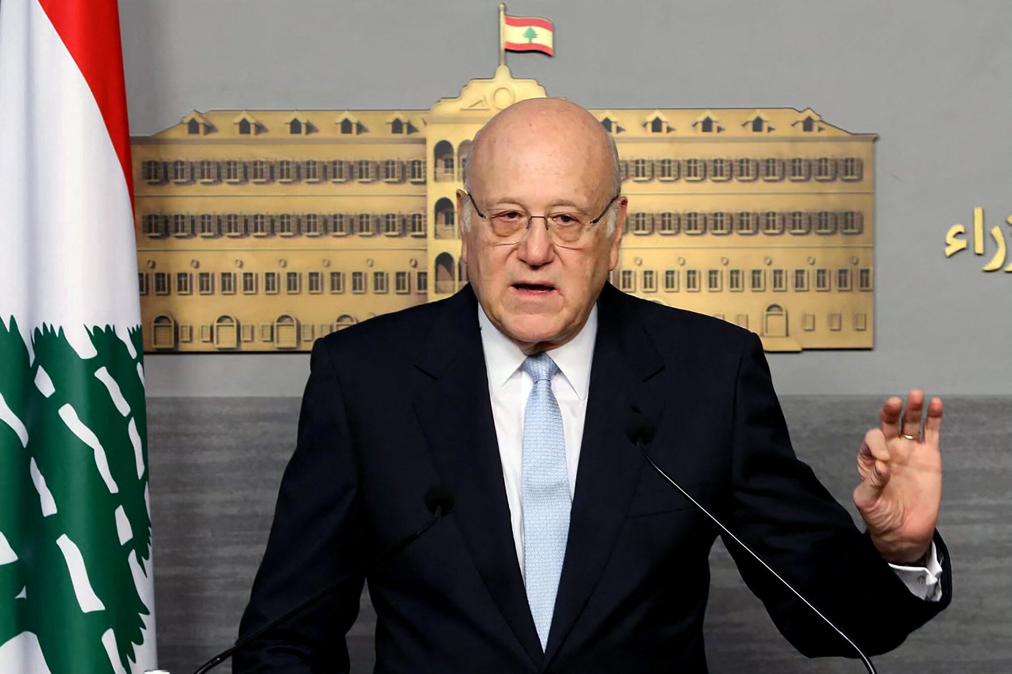 Liban / Mikati appelle à “fixer un calendrier clair” pour achever le retrait de l’entité sioniste du sud du pays