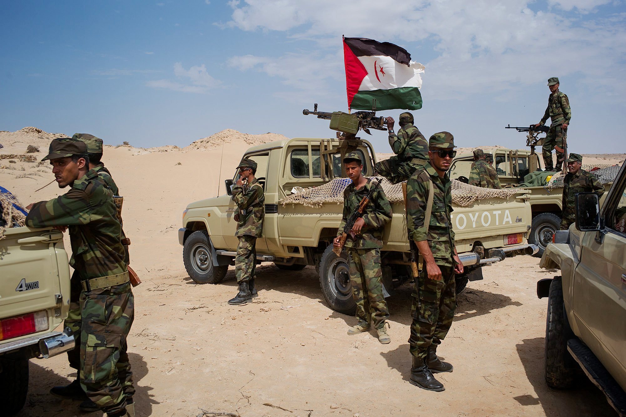Sahara Occidental / L’Armée sahraouie cible des bases des forces d’occupation marocaines dans le secteur de Farsia