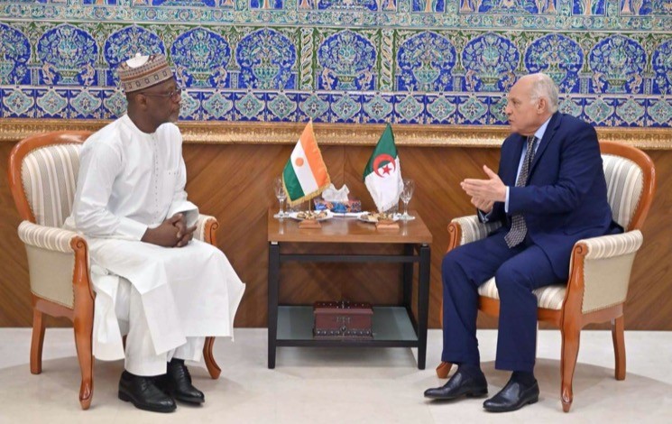 M. Attaf reçoit le ministre nigérien des Affaires étrangères et de la Coopération
