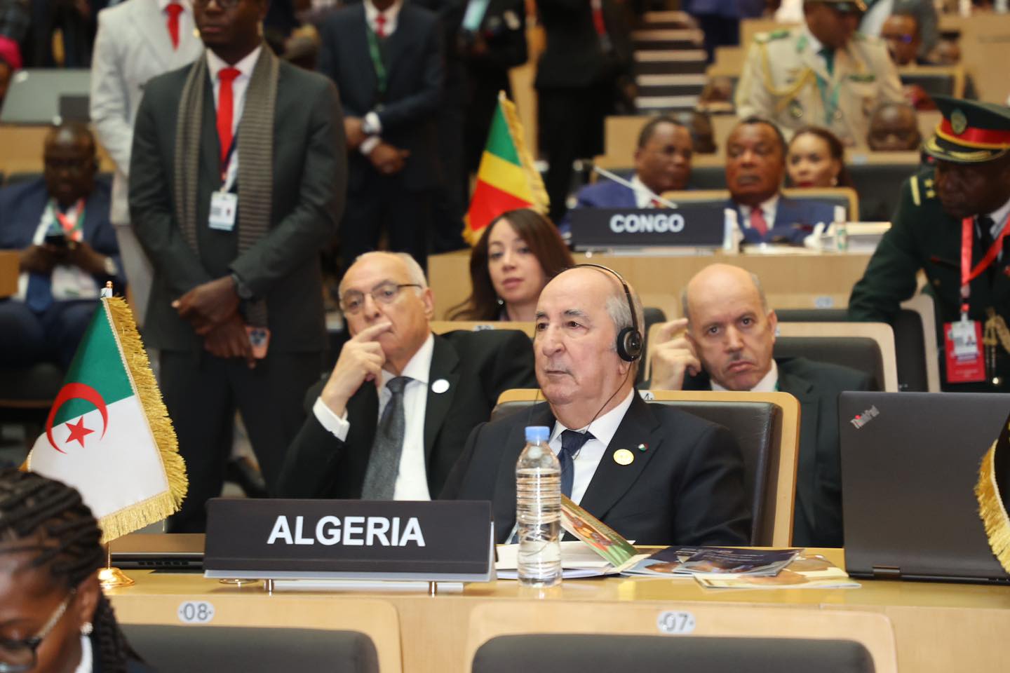 Après sa participation au 38e sommet de l’UA à Addis-Abeba / Le Président de la République regagne Alger