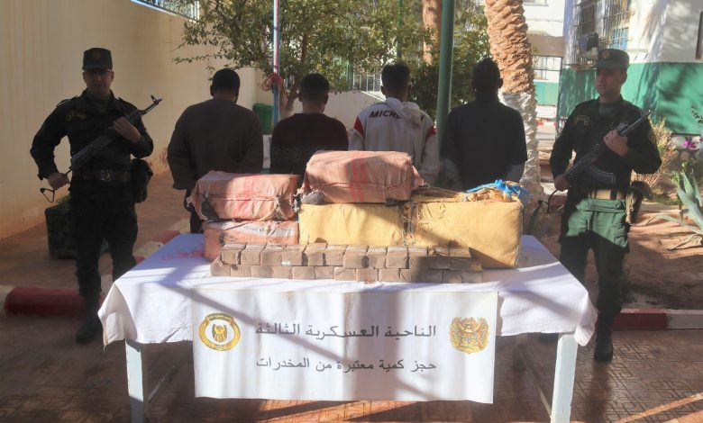 Armée Nationale Populaire / Mise en échec de tentatives d’introduction de plus de 8 quintaux de kif traité via les frontières avec le Maroc