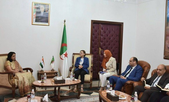 Algérie – Inde / Krikou reçoit l’ambassadrice de la République de l’Inde en Algérie