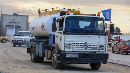 Après le cessez-le-feu / Des camions de carburant et de gaz entrent enfin dans Ghaza