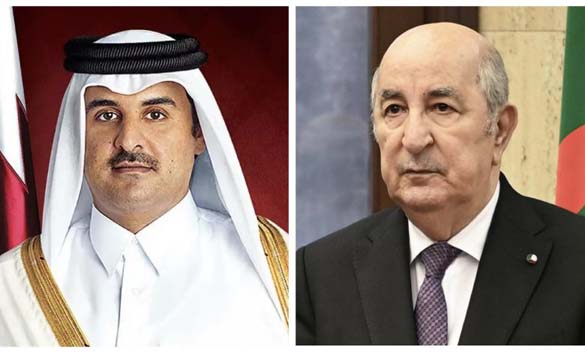 Activités présidentielles / Le président de la République s’entretient par téléphone avec l’émir de l’État frère du Qatar