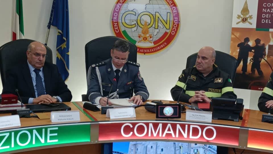 Algérie -Italie / Le Directeur général de la Protection civile en visite officielle en Italie