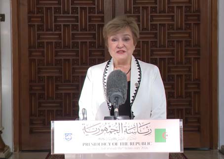 La Directrice générale du FMI salue les grands progrès réalisés par l’Algérie en matière de stabilité économique