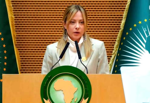 39e sommet de l’UA / Giorgia Meloni plaide pour une “véritable” coopération entre l’Afrique et l’Italie