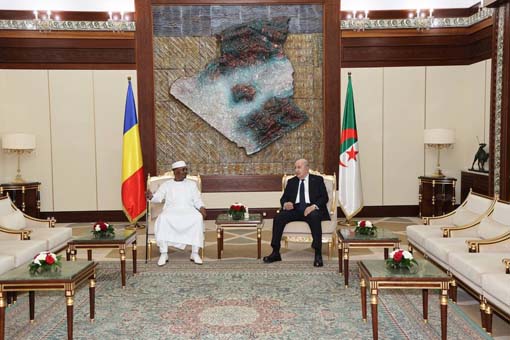 Algérie-Tchad/Le président Tebboune accueille son homologue tchadien au siège de la Présidence de la République