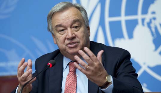 Droit international/Antonio Guterres met en garde contre son affaiblissement du droit international