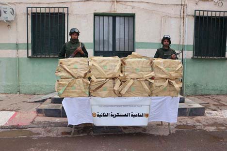 Protection du territoire national par l’Armée nationale populaire/ Mise en échec de tentatives d’introduction de plus de 5 quintaux de kif traité via les frontières avec le Maroc