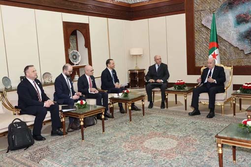 Audience présidentielle/Le président de la République reçoit le vice-Premier ministre, ministre des Affaires étrangères de la République de Pologne