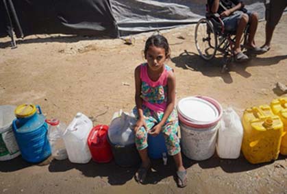 L’eau comme levier de pression à Ghaza  / MSF dénonce la privation d’eau et ses conséquences dramatiques sur la population