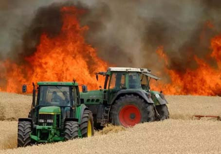 Protéger les récoltes des incendies/La  protection civile lance une campagne de sensibilisation