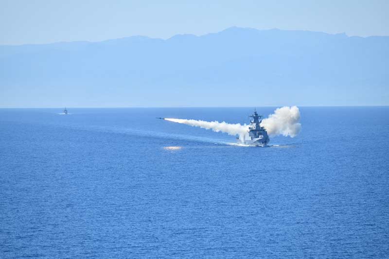 Ministère de la Défense nationale/Le Général d’Armée Saïd Chanegriha supervise à Jijel deux exercices tactiques, naval et aérien
