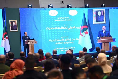 L’Algérie a opté pour une vision stratégique globale et multidimensionnelle dans la lutte contre le fléau de la drogue, déclare M. Sifi Ghrieb