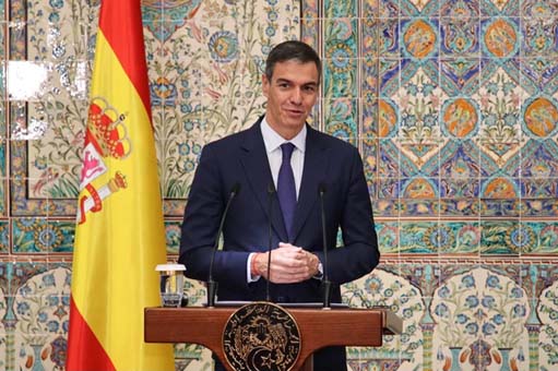Visite  de Pedro Sanchez en Algérie/Largement relayée par la presse internationale