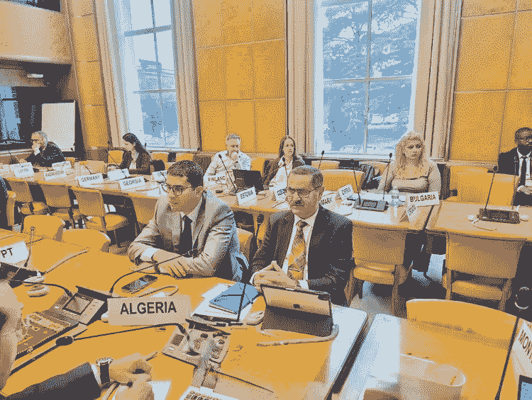 173e session du Forum mondial des questions douanières / Le directeur général des Douanes algériennes à Genève