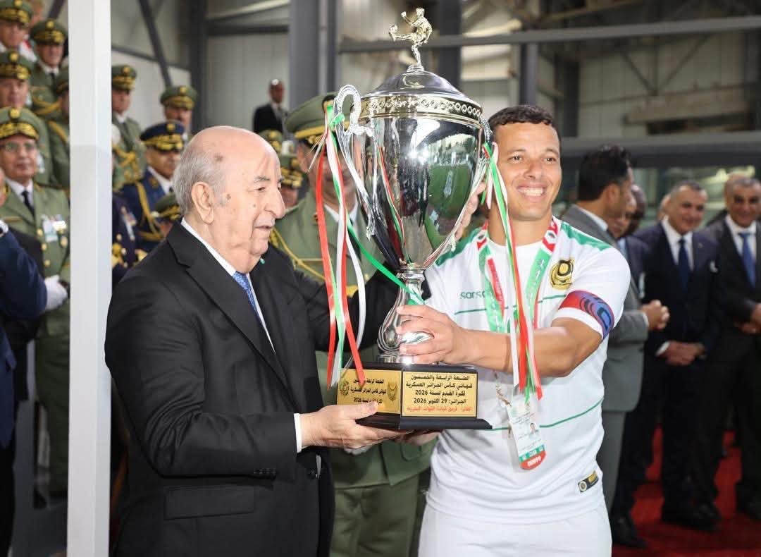 54e édition de la finale de la Coupe d’Algérie de football militaire/Le président de la République supervise la cérémonie